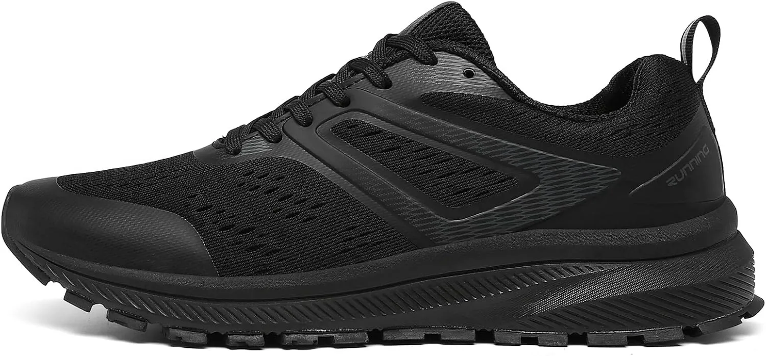 DUORO Mens Walking Shoes Lightweight Breathable Athletic Running Shoes Comfortable Sneakers Trail Running Shoes for Men