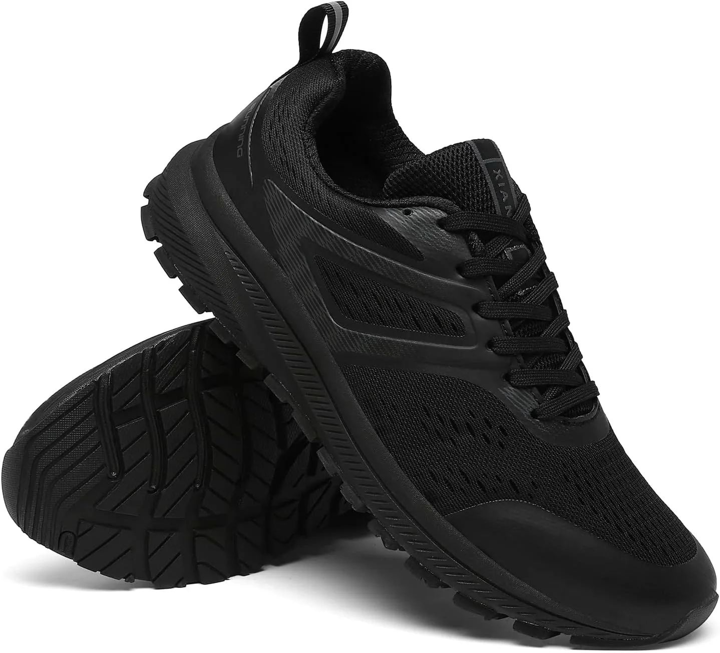 DUORO Mens Walking Shoes Lightweight Breathable Athletic Running Shoes Comfortable Sneakers Trail Running Shoes for Men