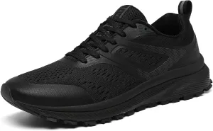 DUORO Mens Walking Shoes Lightweight Breathable Athletic Running Shoes Comfortable Sneakers Trail Running Shoes for Men