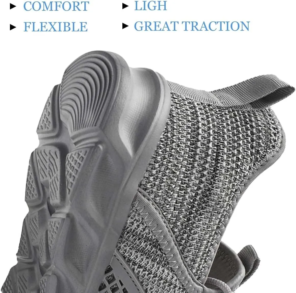 EGMPDA Womens Walking Shoes Slip On Tennis Athletic Runnings Sneakers Casual Fashion Lightweight for Work Travel Gym Sports
