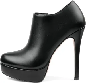 Eithy Women's Ankle Boots High Heels Platforms Shoes Pointy Toe Sexy Spring Boots