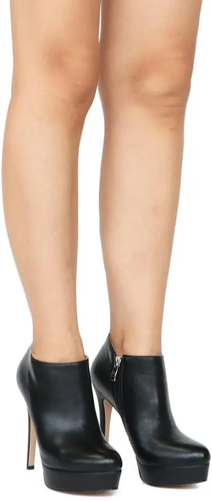 Eithy Women's Ankle Boots High Heels Platforms Shoes Pointy Toe Sexy Spring Boots