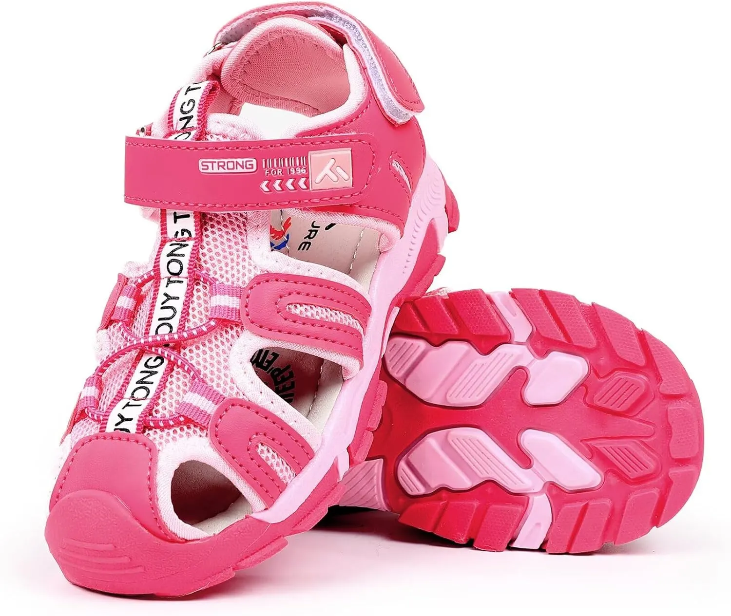 FANTURE Kids Athletic Sandals Closed Toe Lightweight Boys Girls Outdoor Summer Sports Shoes