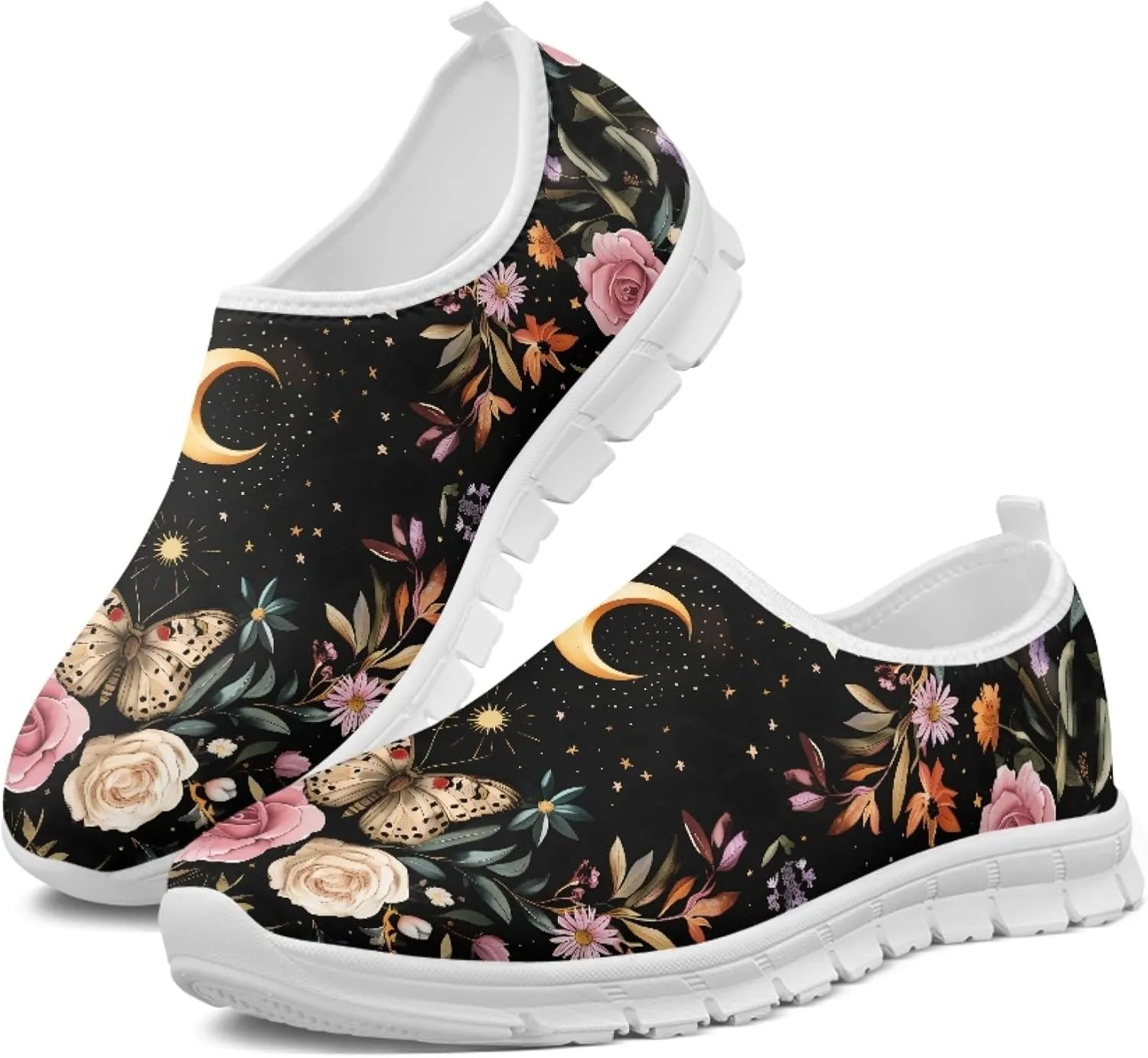 Fashion Design Women Walking Shoes Mesh Sneakers for Ladies Slip-on Shoes Nurse Loafers