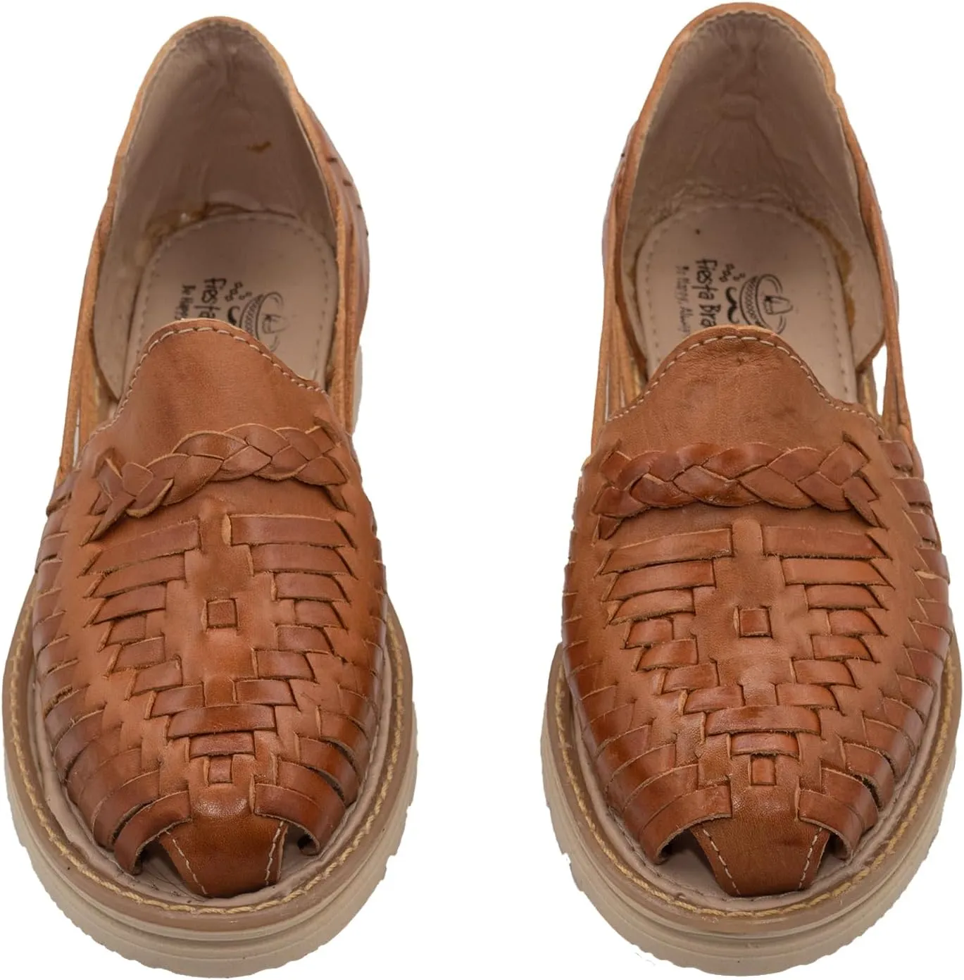 Fiesta Brands Womens Huarache Sandals Leather Mexican Shoes Artisan Made