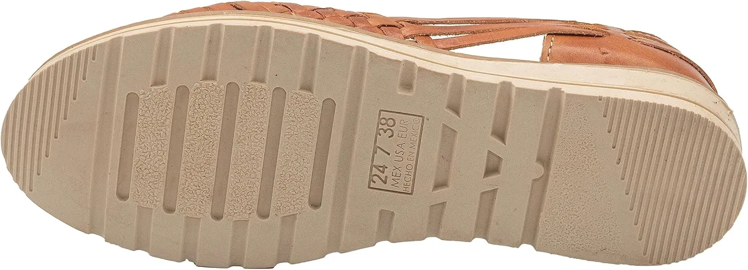 Fiesta Brands Womens Huarache Sandals Leather Mexican Shoes Artisan Made