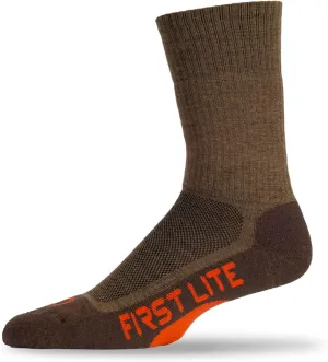 First Lite Treeline Midweight Crew Sock - Midweight Merino Wool Hunting Socks
