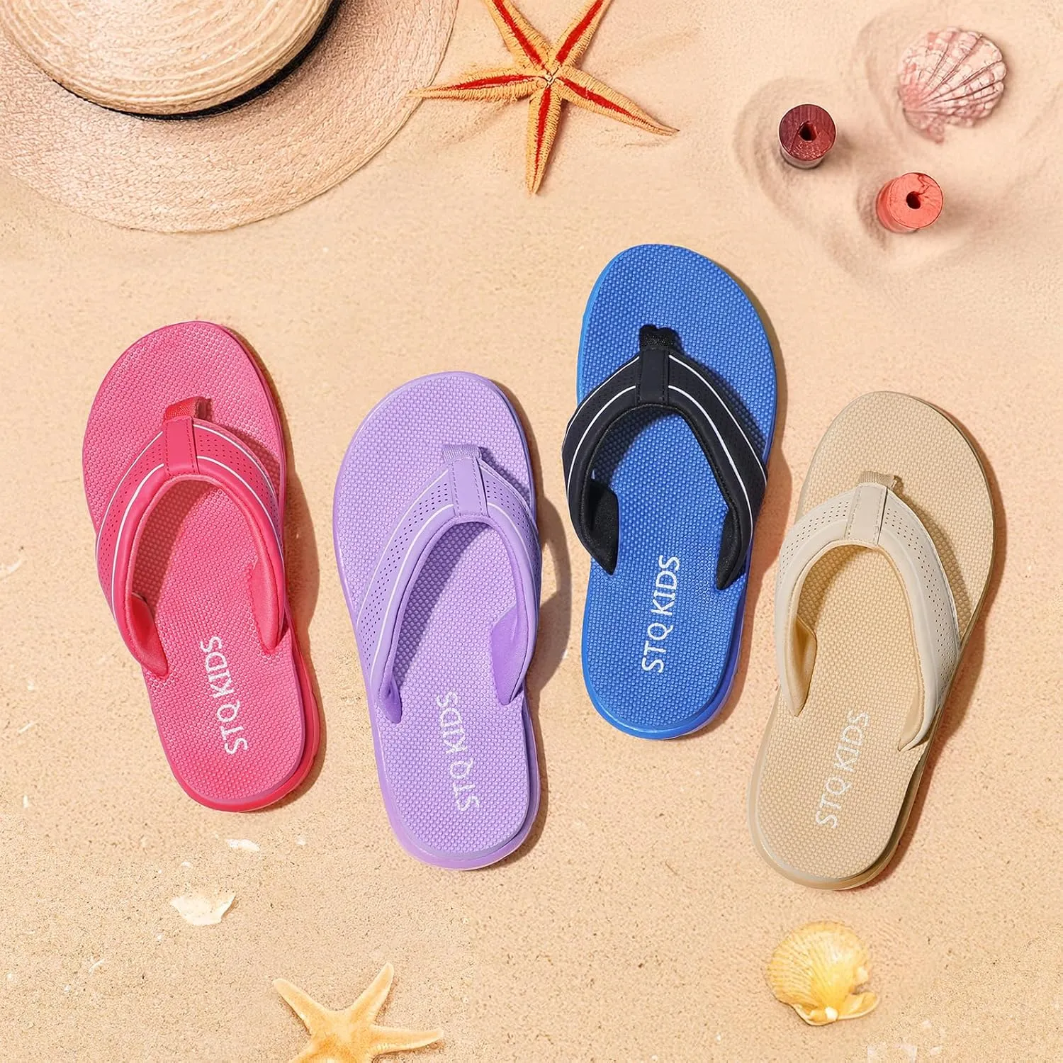 Flip Flops Girls Boys Unisex Summer Sandals