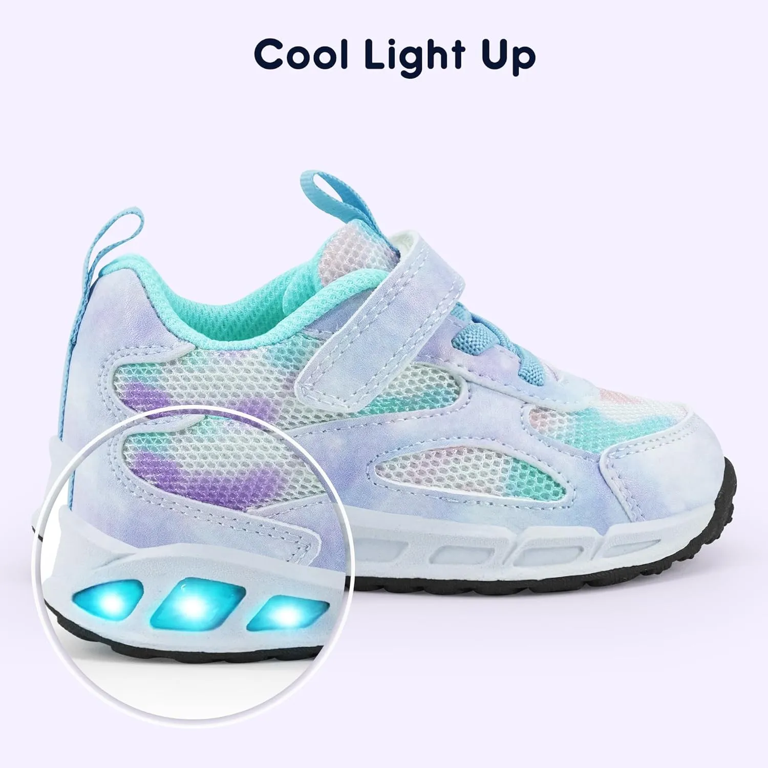 Floranate Light Up Toddler Boys Girls Shoes LED Flashing Lightweight Tennis Walking Sneakers for Toddler and Little Kid