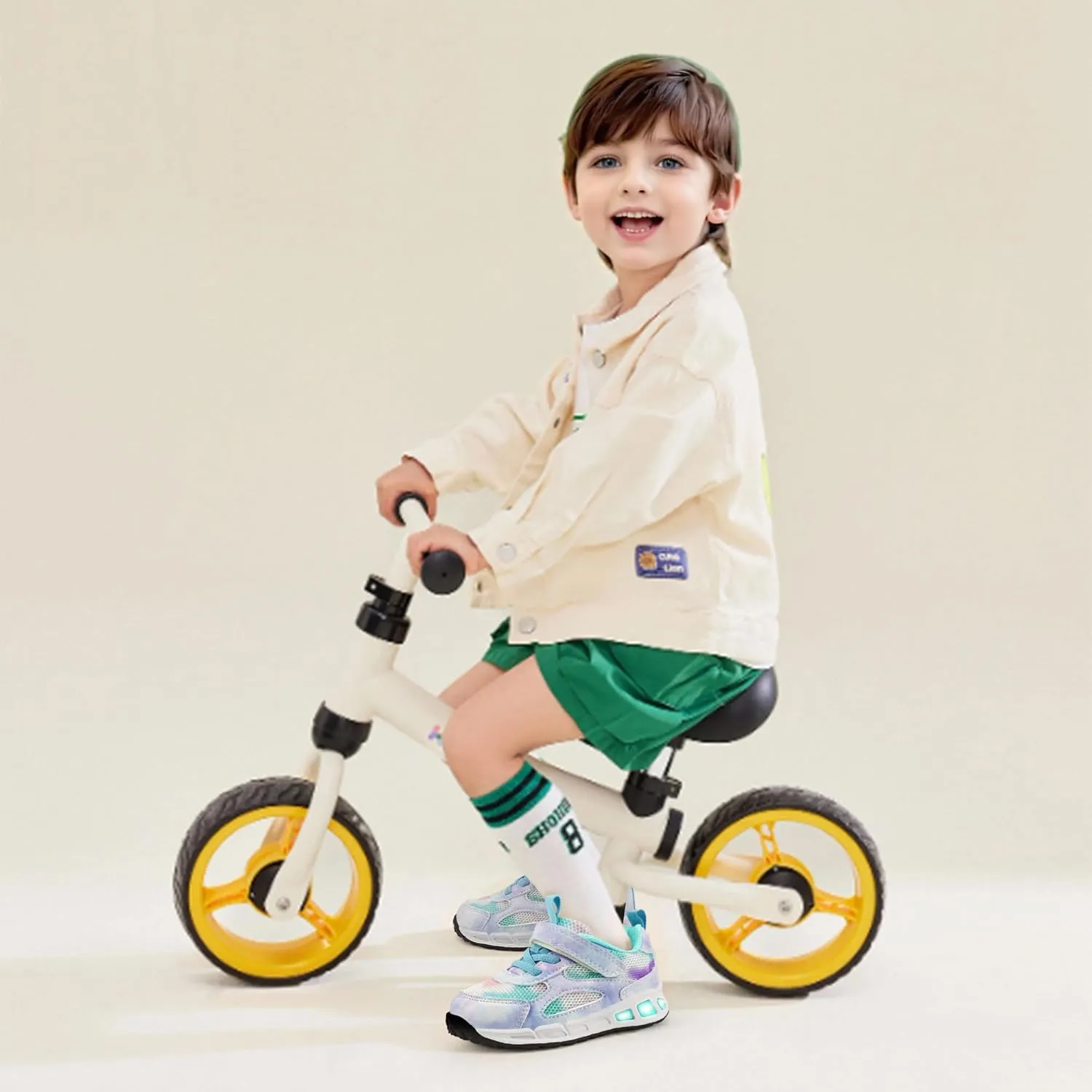 Floranate Light Up Toddler Boys Girls Shoes LED Flashing Lightweight Tennis Walking Sneakers for Toddler and Little Kid