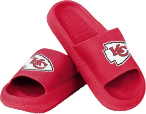 FOCO NFL Womens NFL Team Logo Ladies Pillow Slides Sandals