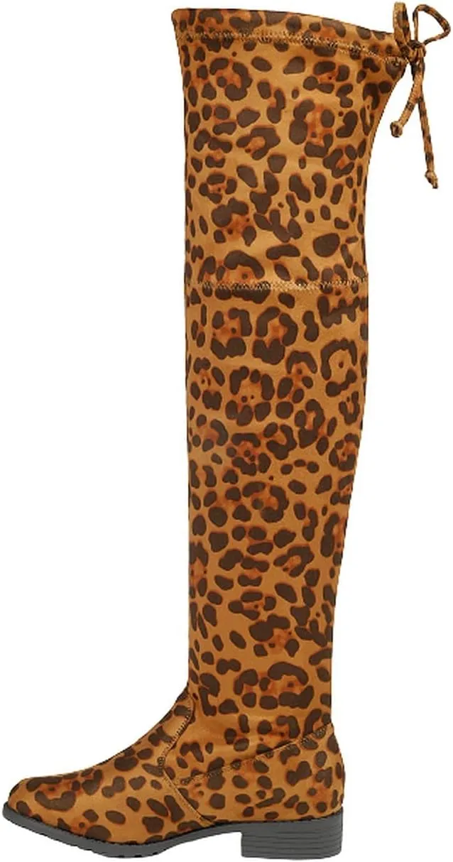 Forever Link Jalen-H4 Women's Over The Knee Thigh High Flat Boot
