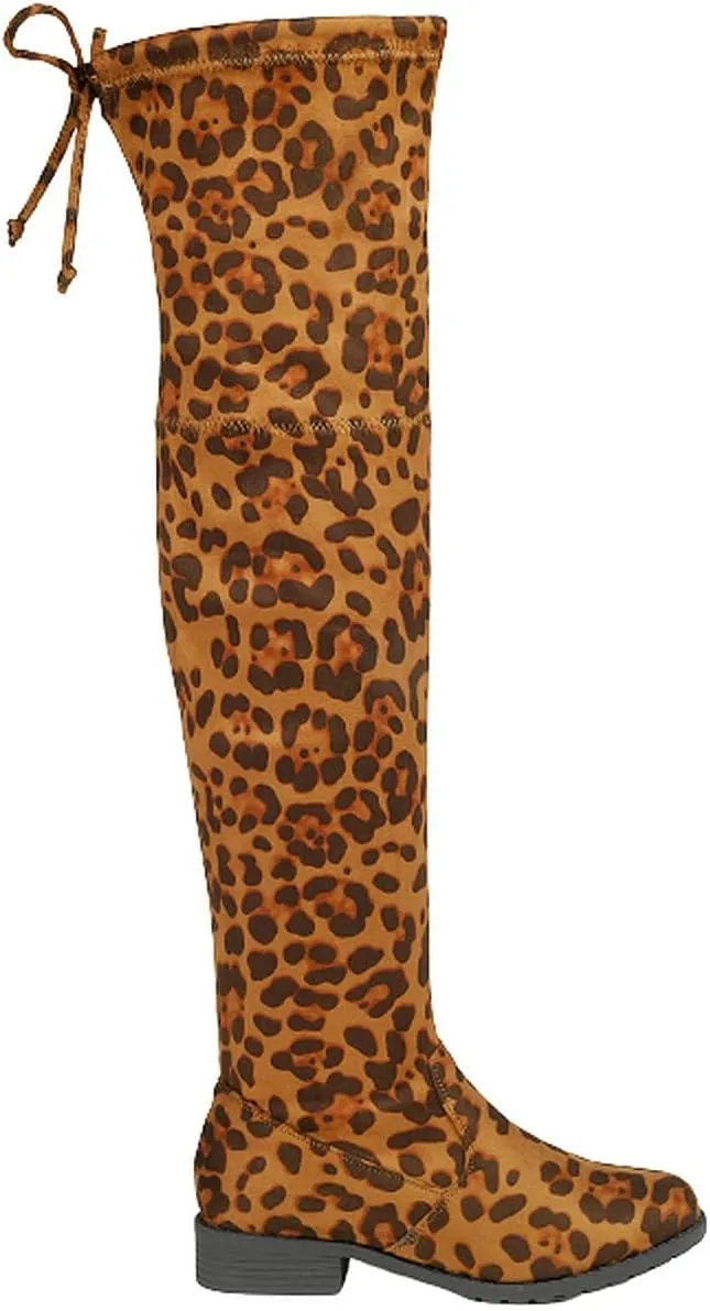 Forever Link Jalen-H4 Women's Over The Knee Thigh High Flat Boot