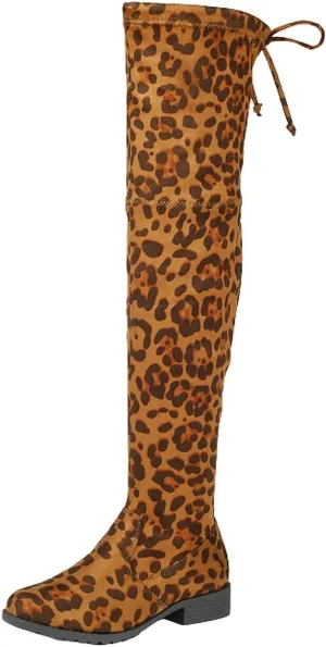 Forever Link Jalen-H4 Women's Over The Knee Thigh High Flat Boot
