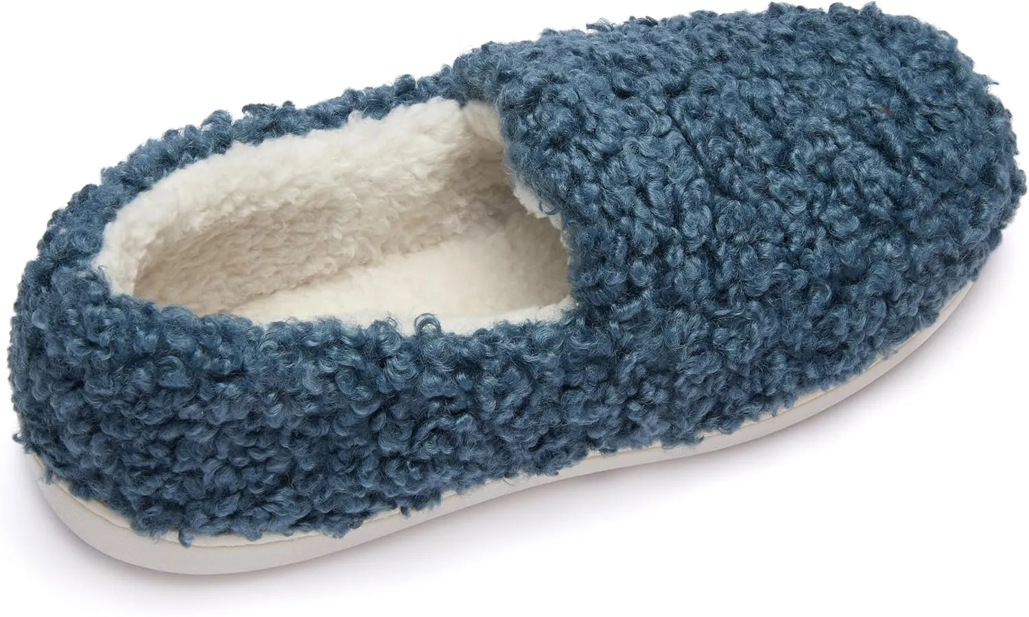 Fruit of the Loom Women's Berber Loafer - Comfy, Memory Foam, Indoor/Outdoor