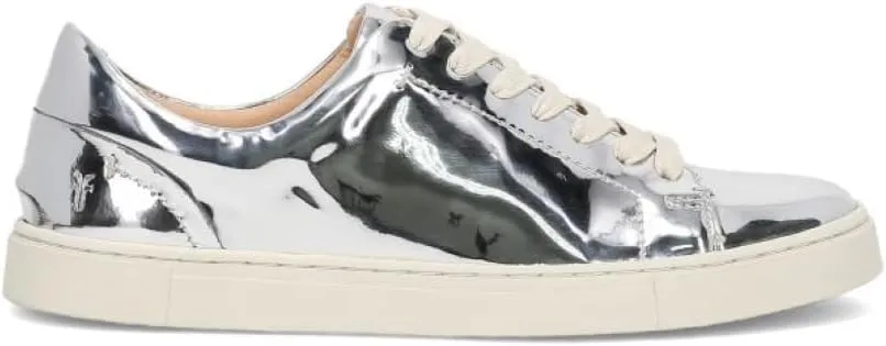 Frye Ivy Low Lace Sneakers for Women Crafted from Soft, Vintage Italian Leather with Removable Molded Footbed, Leather Lining, and Contrast White Rubber Outsoles