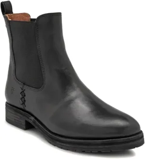 Frye Melissa Chelsea Boots for Women - Rugged and Comfortable Leather Lined Slip On Classics with Leather Outsole and Antique Metal Hardware