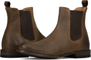 Frye Tyler Chelsea Boots for Men Designed with Flexible Blake Construction and Elasticated Side Panels, Comfort Footbed and Full Leather Lining – 6” Shaft Height