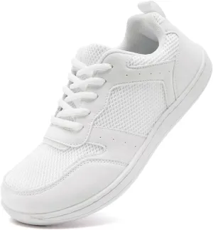 FUJEAK Barefoot Shoes Women Sneakers Walking Wide Toe Box Shoes Women Minimalist Zero Drop Shoe Breathable Fashion Sneakers Width Casual