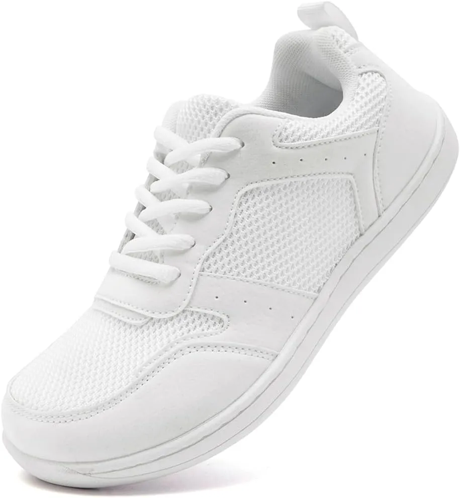 FUJEAK Barefoot Shoes Women Sneakers Walking Wide Toe Box Shoes Women Minimalist Zero Drop Shoe Breathable Fashion Sneakers Width Casual
