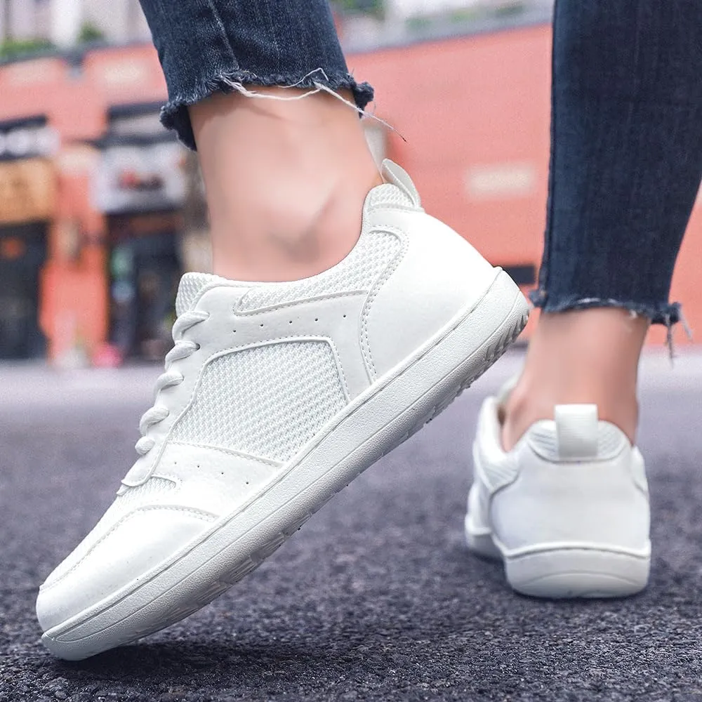 FUJEAK Barefoot Shoes Women Sneakers Walking Wide Toe Box Shoes Women Minimalist Zero Drop Shoe Breathable Fashion Sneakers Width Casual