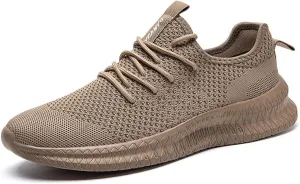 FUJEAK Men Running Shoes Men Casual Breathable Walking Shoes Sport Athletic Sneakers Gym Tennis Slip On Comfortable Lightweight Shoes