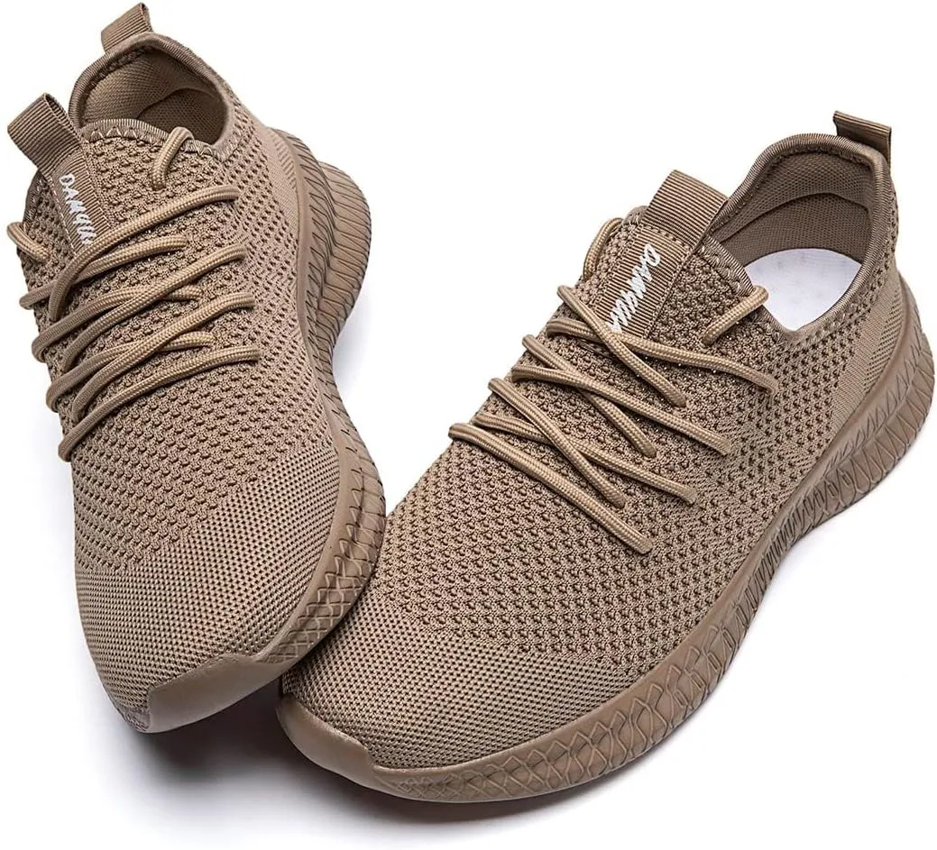 FUJEAK Men Running Shoes Men Casual Breathable Walking Shoes Sport Athletic Sneakers Gym Tennis Slip On Comfortable Lightweight Shoes