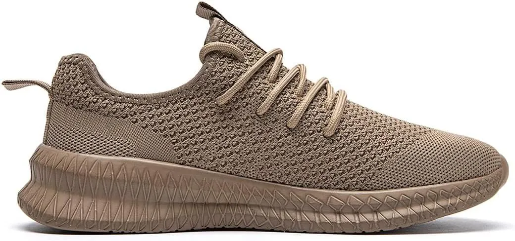 FUJEAK Men Running Shoes Men Casual Breathable Walking Shoes Sport Athletic Sneakers Gym Tennis Slip On Comfortable Lightweight Shoes