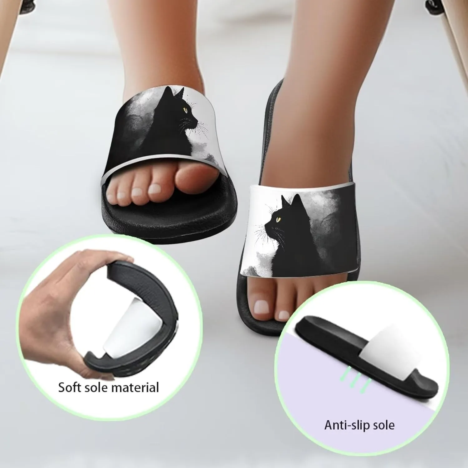 Girls Slides Kids Summer House Shoes for Boys Beach Pool Sporty Slides Shower Non Slip Swimming Gifts