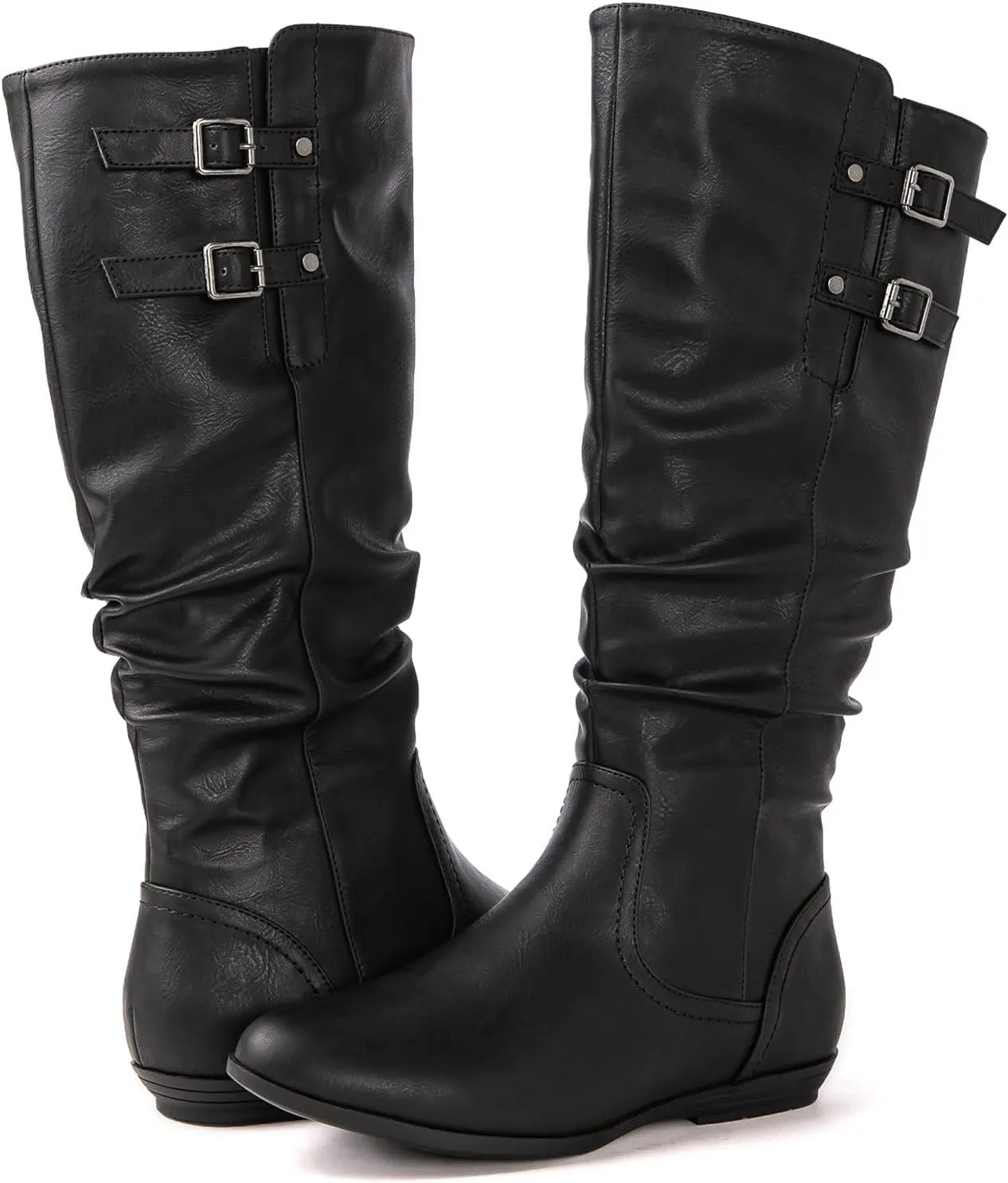 GLOBALWIN Women's Knee-High Boots Tall Fashion Dress Boots