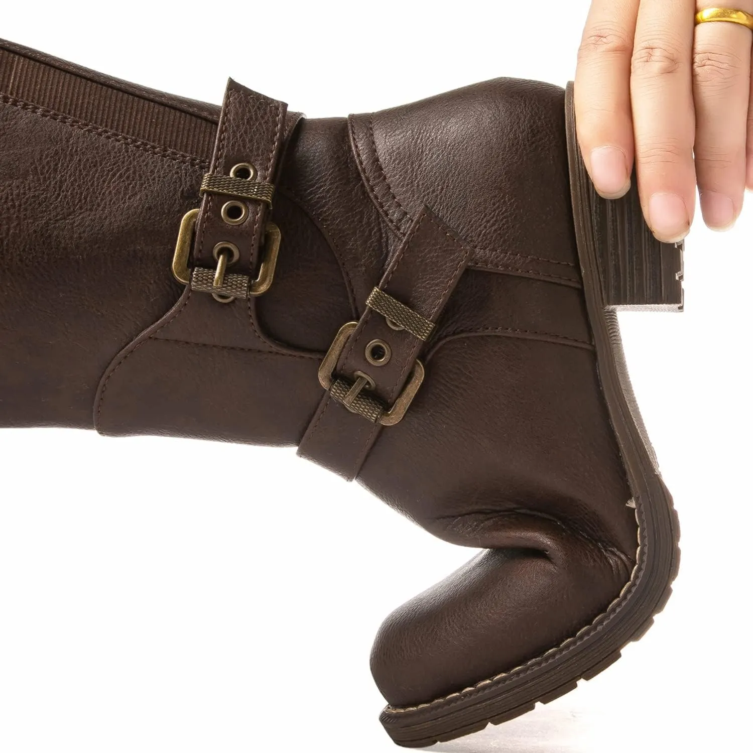 GLOBALWIN Women's Knee High Fashion Boots For Women