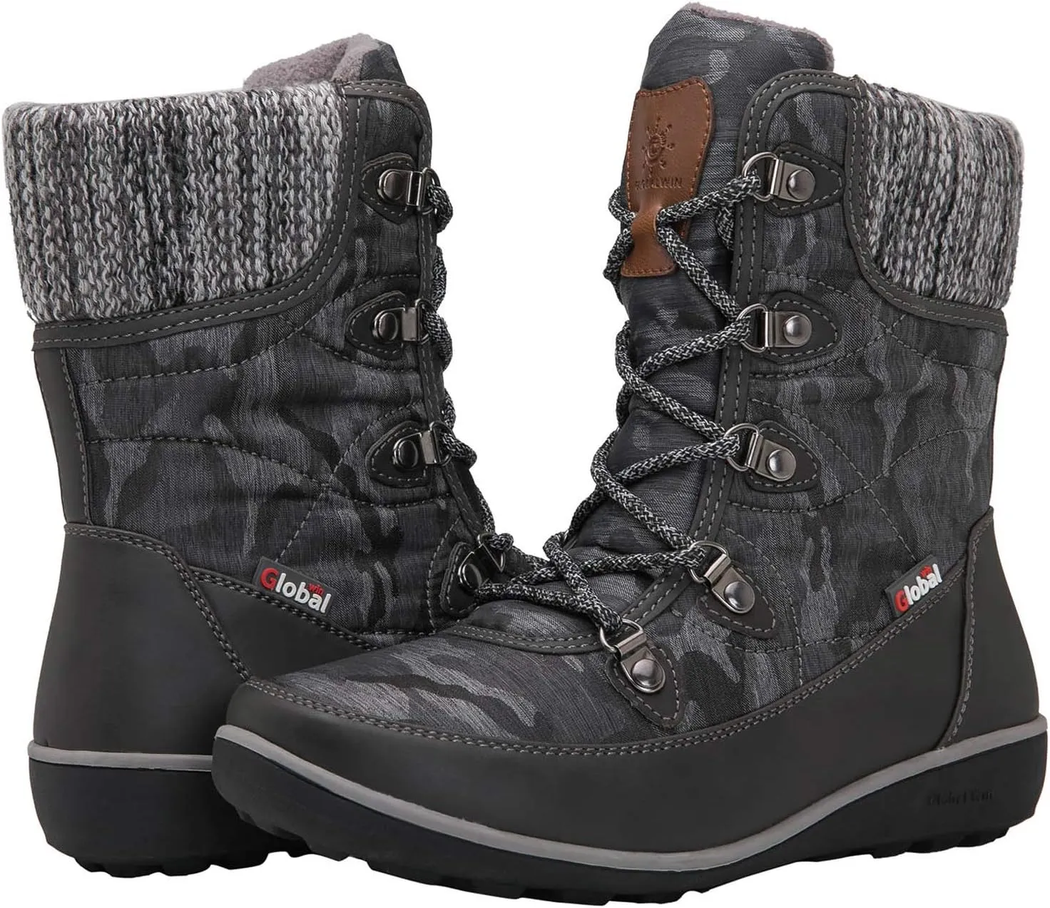 GLOBALWIN Women's Snow Boots Insulated Waterproof Winter Boots for Women Warm Fur Lined Booties