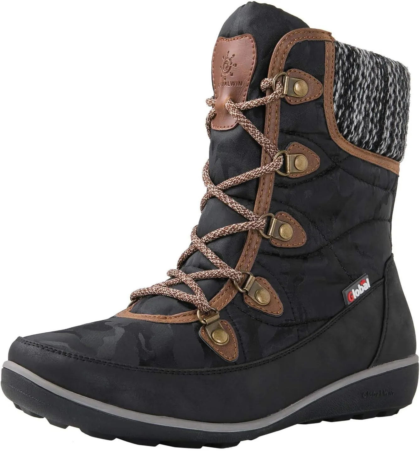GLOBALWIN Women's Snow Boots Insulated Waterproof Winter Boots for Women Warm Fur Lined Booties