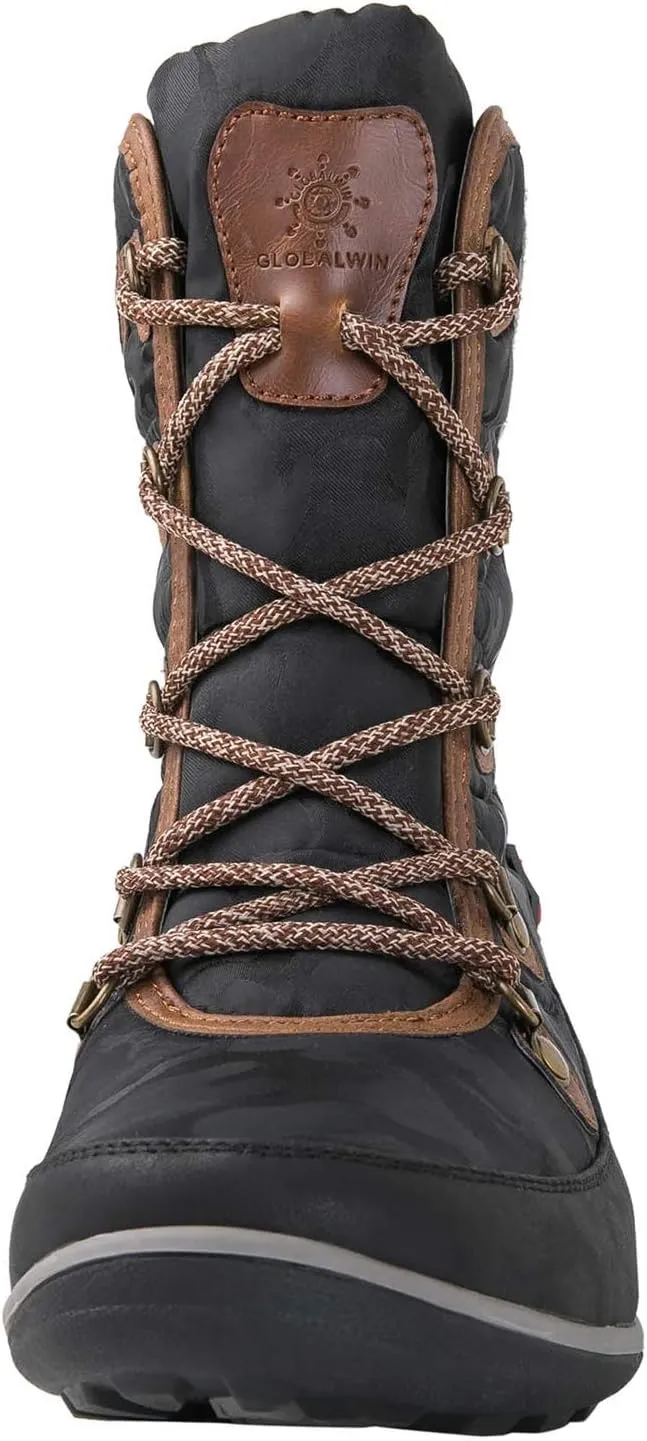 GLOBALWIN Women's Snow Boots Insulated Waterproof Winter Boots for Women Warm Fur Lined Booties