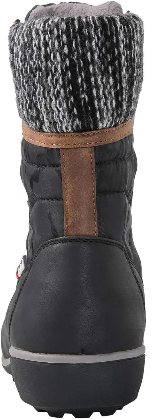 GLOBALWIN Women's Snow Boots Insulated Waterproof Winter Boots for Women Warm Fur Lined Booties