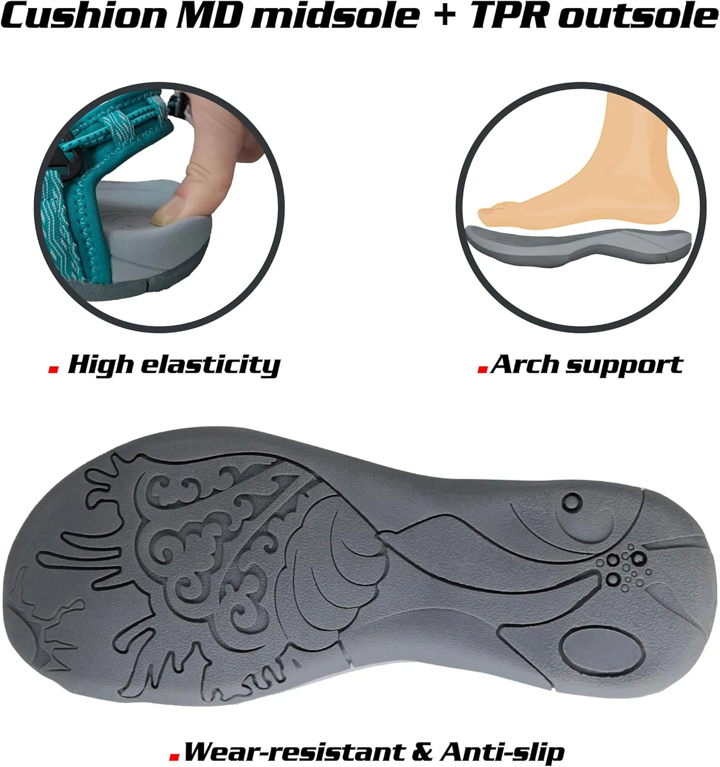 GRITION Women Hiking Sandals Girls, Outdoor Sport Water Shoes, Summer Flat Cross-Tied Sandals Open Toe Adjustable Walking Shoes