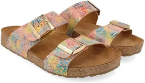HAFLINGER Unisex Andrea Sandal, Kork Rainbow, 5 Men -7 Women