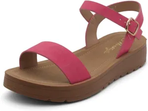Herstyle Women’s Flat Sandals – One Band Ankle Strap Dressy Casual Sandals with Cushioned Footbed | Comfortable Open Toe Walking Shoes for Summer & Daily Wear