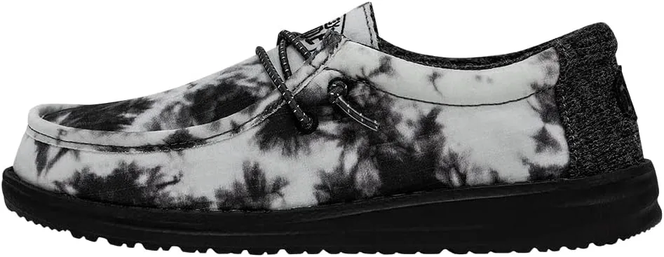 Hey Dude Boy's Wally Youth Multiple Colors | Boy’s Shoes | Boy's Lace Up Loafers | Comfortable & Light-Weight