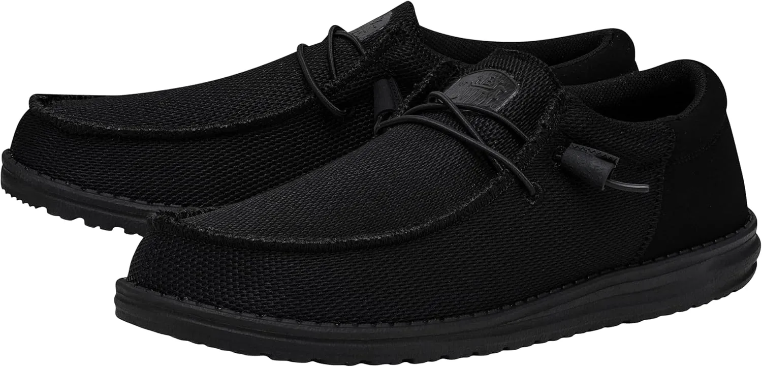 Hey Dude Men's All Wally Styles | Men’s Shoes | Men's Lace Up Loafers | Comfortable & Light-Weight