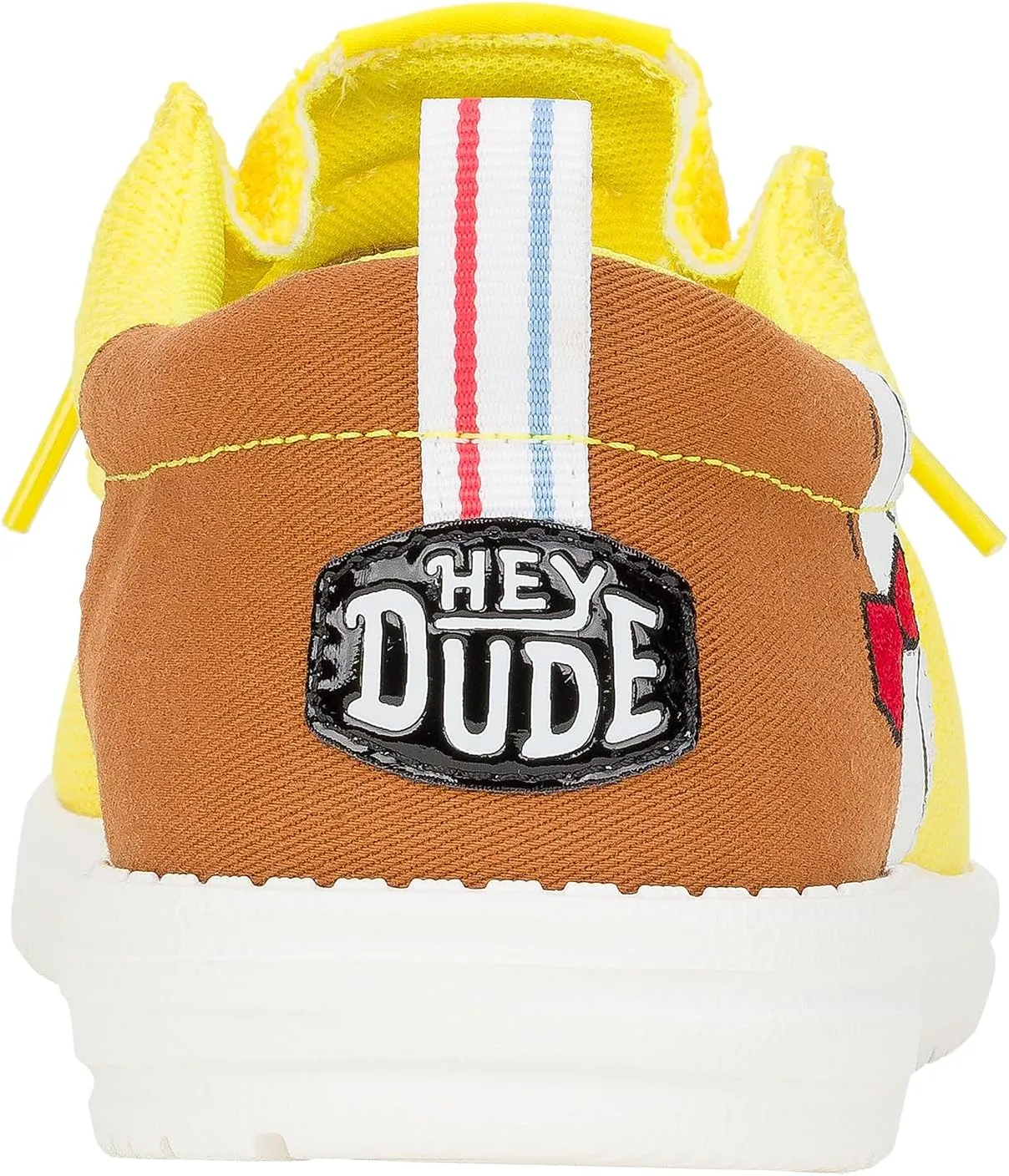 HEYDUDE X Spongebob, Men's Slip-on Loafers, Comfortable & Light-Weight