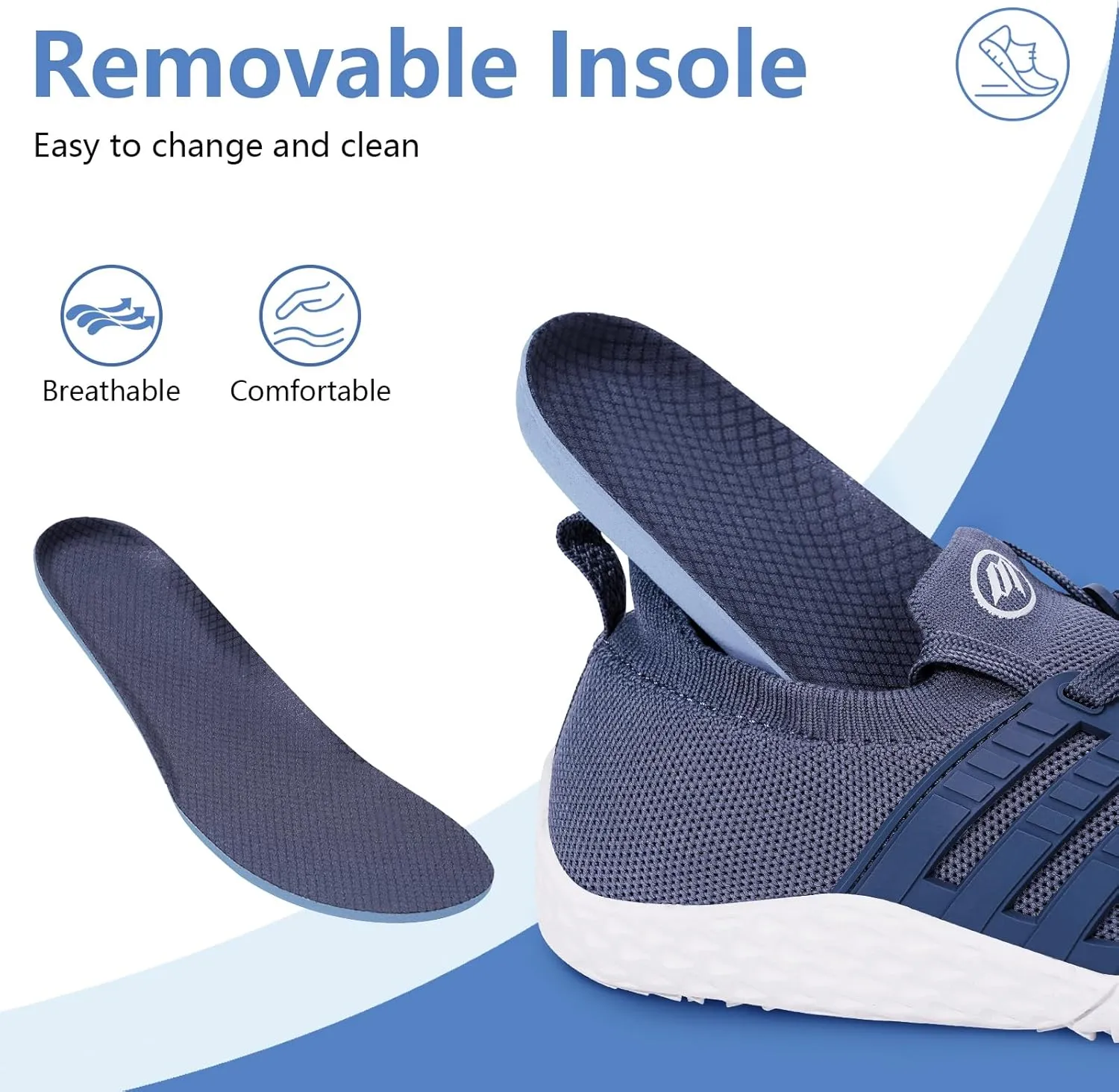Hike Barefoot Shoes Wide Toe Box Shoes for Women Men Footwear, Minimalist Zero Drop Non-Slip Walking Sneakers, Lightweight Comfortable Casual Shoe Training Running Gym Fashion Sneakers