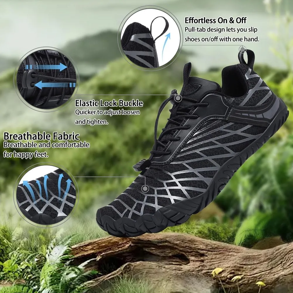 Hiking Barefoot Shoes,Wide Toe Water Shoes,Running Boots Sneakers,Athletic Footwear Trainer for Men/Women Unisex