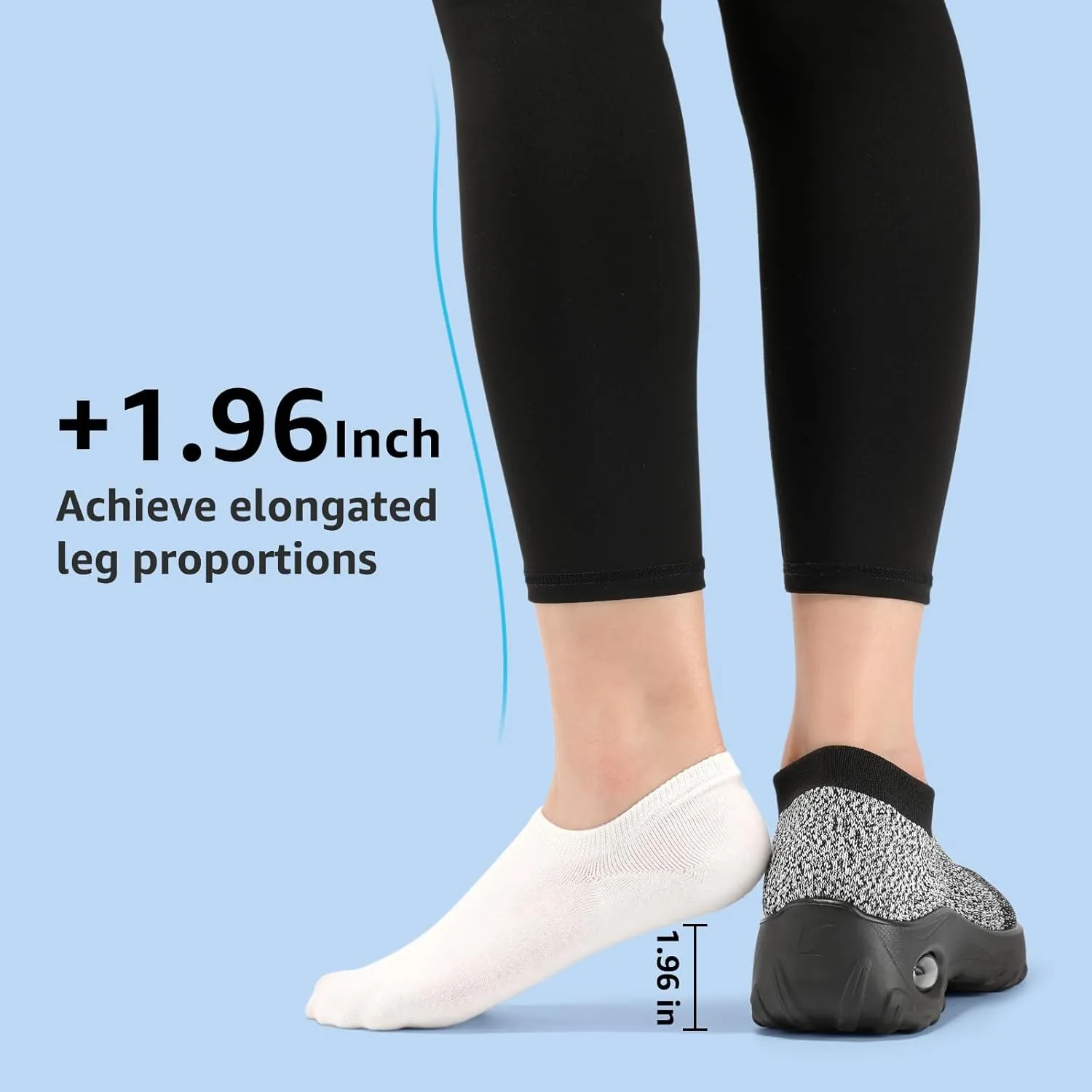 HKR Women’s Walking Shoes with Arch Support Lightweight Slip On Sneakers for Plantar Fasciitis