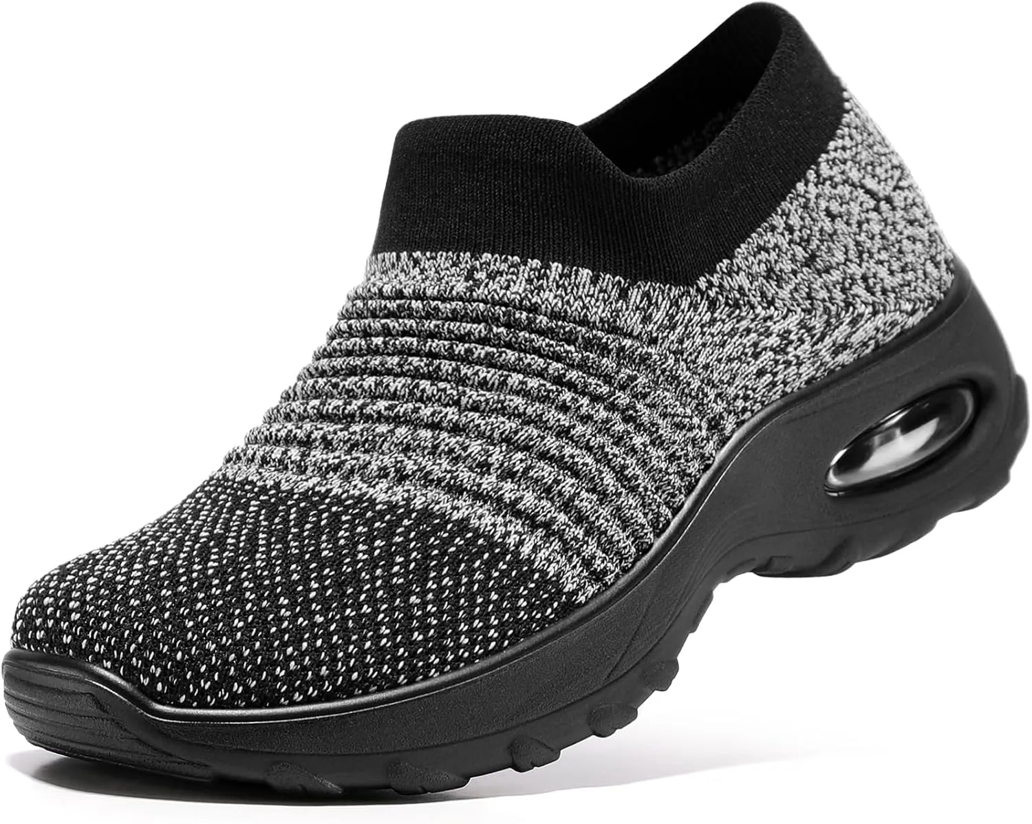 HKR Women’s Walking Shoes with Arch Support Lightweight Slip On Sneakers for Plantar Fasciitis