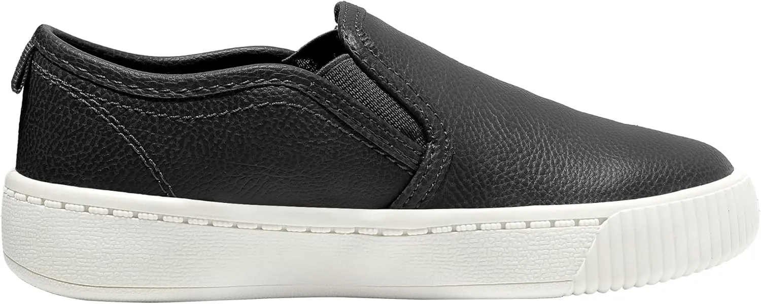 HOMEHOT Boys Slip on Sneakers Casual Dress Shoes Faux Leather Loafers (Toddler,Big Kids, Little Kids)