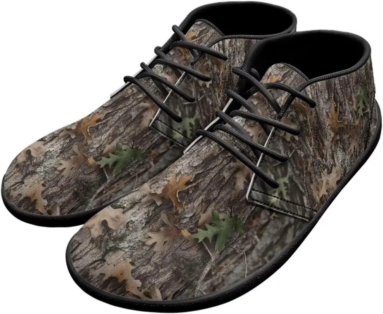 Howilath Barefoot Sneakers Men Slip On Wide Toe Walking Shoes with Zero Drop Sole Low Top Running Shoes