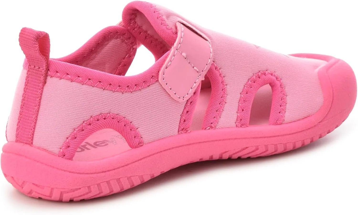 Hurley Kona Toddler Water Shoes - Beach Essentials, Girls and Boys Closed Toe Sandals, Lightweight, Breathable, Kids Water Shoes with Non-Slip Sole and Adjustable Straps, Outdoor Toddler Swim Shoes