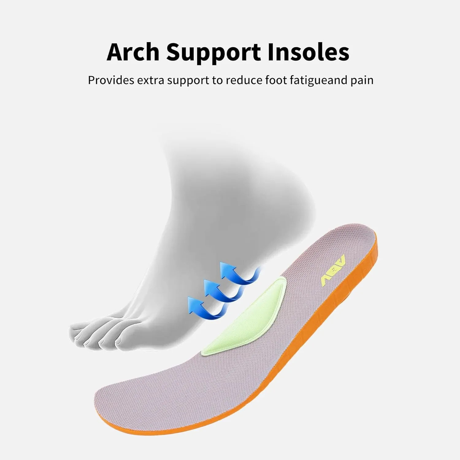 IIV Women Walking Shoes | Arch Support Orthotic Tennis Sneakers | Lightweight Cushioning Running Shoes for Plantar Fasciitis US 6-11