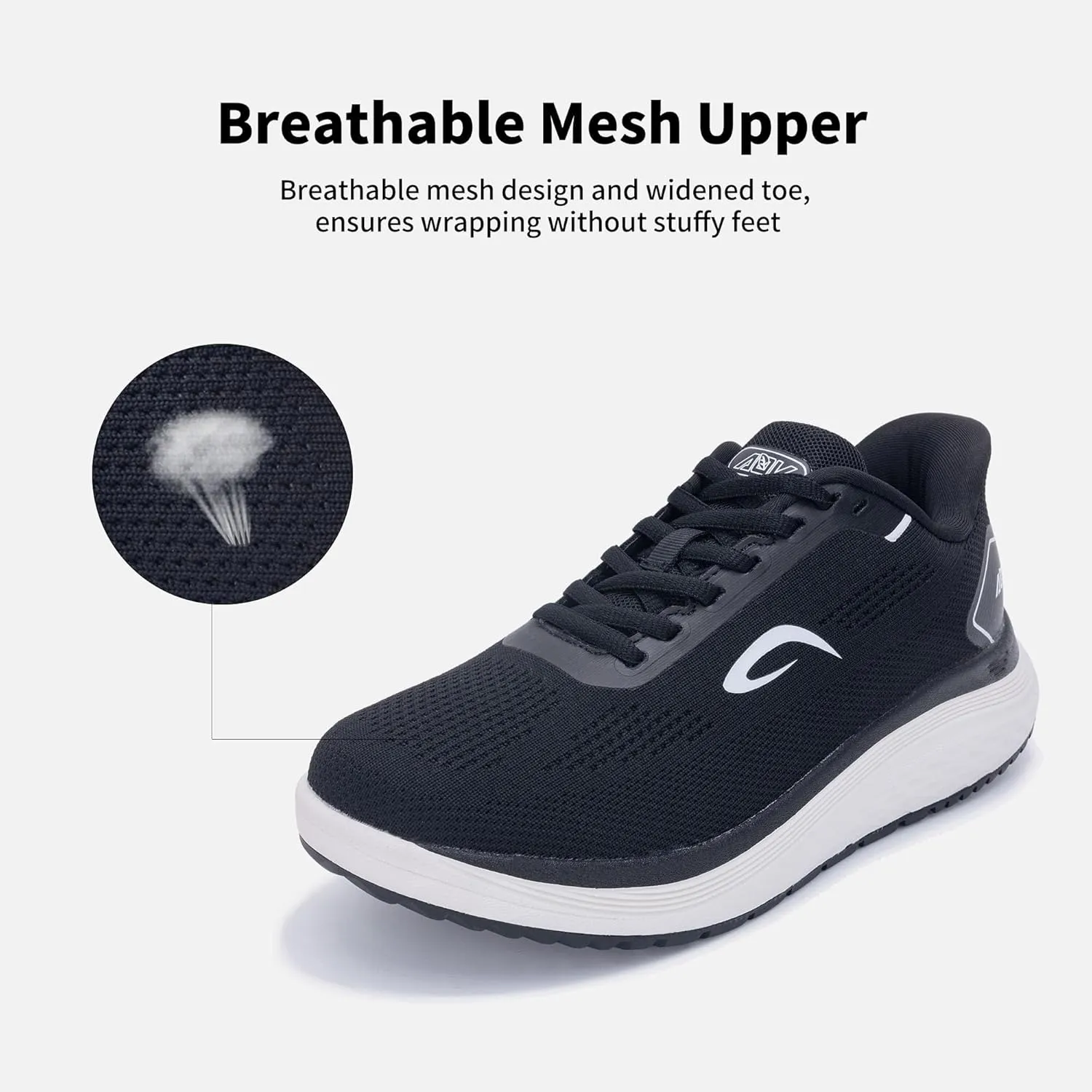 IIV Women Walking Shoes | Arch Support Orthotic Tennis Sneakers | Lightweight Cushioning Running Shoes for Plantar Fasciitis US 6-11